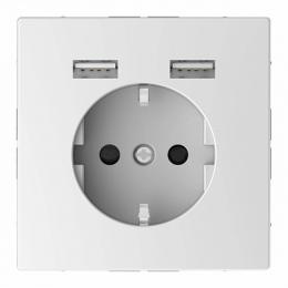 Изображение продукта Розетка компьютерная USBx2 Schneider Electric Merten D-Life 